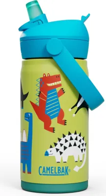 Produktbild von CamelBak Thrive Flip Straw Kids, 400 ml, Tägliche Nutzung, Blau, Olive, Edelstahl, Kind, Junge/Mädchen