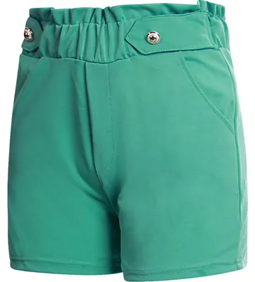 Produktbild von topschuhe24 2052 Damen Kurze Hose Shorts, Farbe:Grün, Größe:36 EU