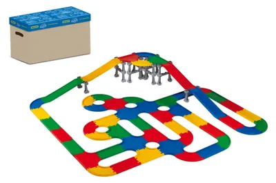 Immagine prodotto di Ponti e strade in plastica 3D, confezione da 58x39 cm