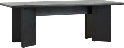 Immagine prodotto di FURNLUX Tavolo da pranzo Tisza Black 100cm / Colore principale: Nero / Dimensioni: 100 x 220 x 78 cm