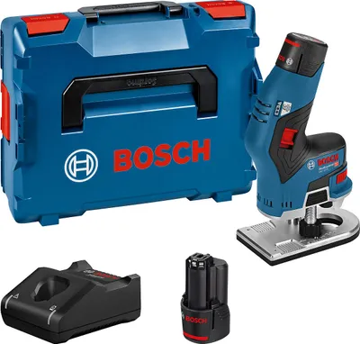 Immagine prodotto di Bosch Professional GKF 12V-8 trimmer with 2 x 3.0 Ah batteries. in Lboxx - 06016B0000