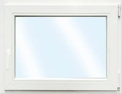 Produktbild von ARON Basic+ Kunststofffenster 1 Flügelig (Dreh-Kipp) 120x60 cm RAL 9016 verkehrsweiß DIN Rechts (Förderfähig)