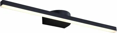 Produktbild von ZUMALINE LED-Wandleuchte über dem Spiegel, 40 cm, 1400 lm, 4000 K, IP44, schwarz, ARVI W89551-40BK