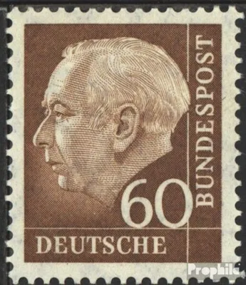 Produktbild von Briefmarken BRD (BR.Deutschland) 1957 Mi 262x postfrisch Bundespräsident Heuss (II)