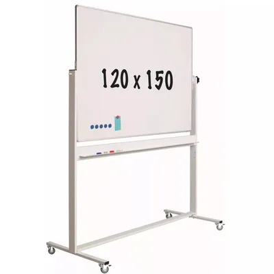 Produktbild von Mobiles Whiteboard Solid PRO Herminia - Neigbar - Wochenplaner - Monatsplaner - Jahresplaner - Doppelseitig und magnetisch - 120x150cm