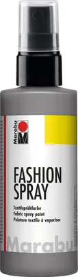 Produktbild von Marabu Textilsprühfarbe "Fashion Spray" grau 100 ml