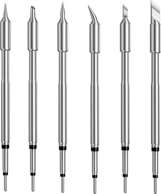 Produktbild von FNIRSI Ersatz-Lötspitzen HS-02, 6 Stück