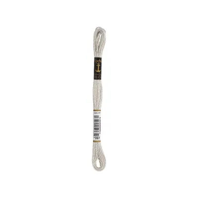 Immagine prodotto di Anchor Sticktwist 4635000-00397 filo da ricamo grigio perla, 100 % cotone