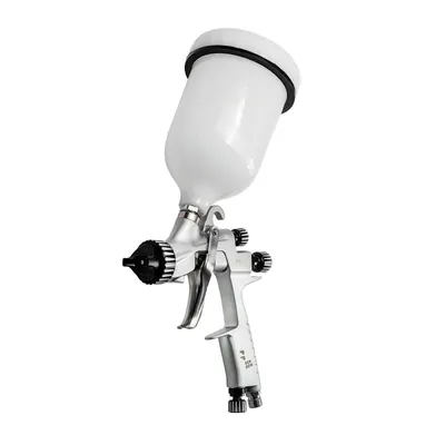 Immagine prodotto di Pistola di verniciatura Benbow PK70, set di 4, HVLP, ugello da 1,3+2,0 mm nel set, serbatoio 600 ml, pressione 2,5 bar