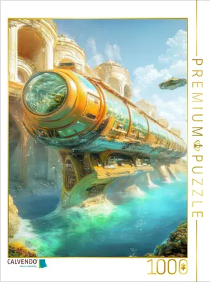 Produktbild von CALVENDO Puzzle Science-Fiction Zukunftsvisionen | 1000 Teile Lege-Größe 64x48cm Foto-Puzzle für glückliche Stunden