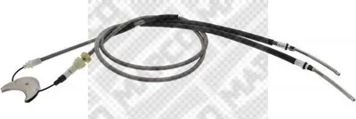 Produktbild von MAPCO Handbremsseil Seilzug Feststellbremse für FORD FIESTA III (GFJ) Hinten 5637