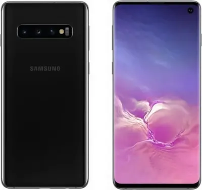 Produktbild von SAMSUNG Smartphone Galaxy S10 128GB SM-G973U Single SIM prism black schwarz Handy