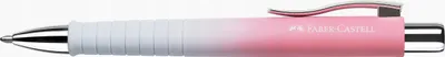Produktbild von FABER-CASTELL Druckkugelschreiber POLY BALL weiß / rosa