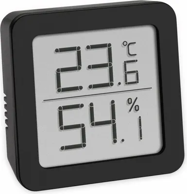 Image de TFA - Thermo-hygromètre digital noir 30.5051.01