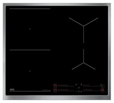 Obrázok produktu pre AEG TI64IB1FXB, Čierna, Vstavaný, 60 cm, Indukčná varná doska so zónami, 4 zone(s), 4 zone(s)