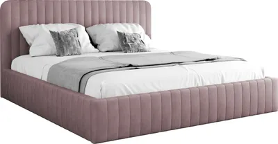 Produktbild von MIRJAN24 Polsterbett Caniko, Ehebett mit Bettkasten, Leistenlattenrost aus Holz, Schlafzimmer (Farbe: Velluto 14, Größe: 160x200 cm)