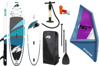 Obrázok produktu pre F2 Sector Windsurf 10.5 iSUP Board Stand Up Paddle Surfboard iRIG M Segel SET