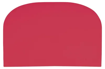 Produktbild von Teigschaber rot, LDPE 148 x 99 x 2 mm