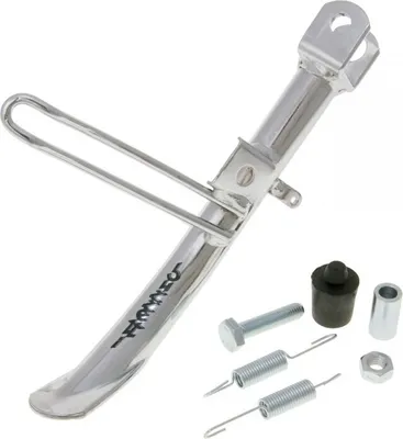 Image de Buzzetti béquille latérale renforcée chrome compatible avec Vespa GTS, GTV 250, 300
