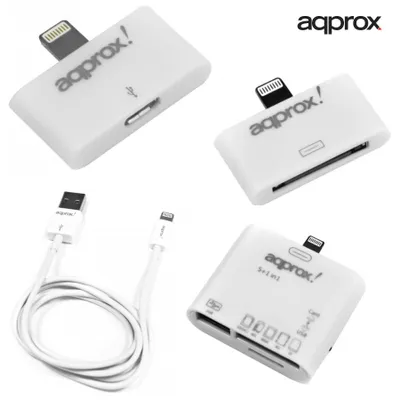 Produktbild von Approx appC01, Lightning, micro USB, Weiß