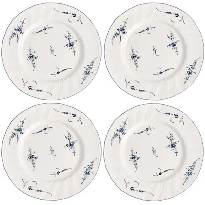 Produktbild von Villeroy & Boch VIEUX LUXEMBOURG Speiseteller 4er Set 26cm weiß blau Porzellan