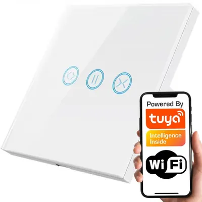 Produktbild von Tuya WiFi Touch Schalter für Rollladen- und Jalousiesteuerung