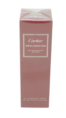 Obrázek produktu pro Cartier Déclaration, Pánské, 100 ml, Sprej, ALCOHOL, AQUA (WATER), PARFUM (FRAGRANCE), PPG-26-BUTETH-26, PEG-40 HYDROGENATED CASTOR OIL,...