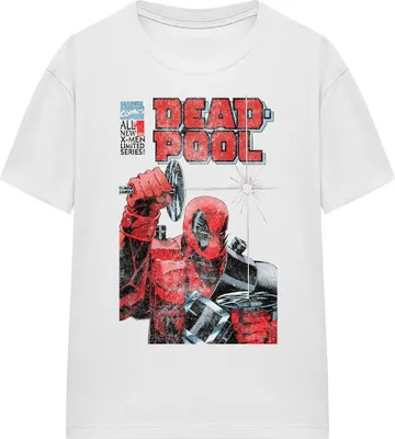 Produktbild von Deadpool - T-Shirt für Herren/Damen Uni TV19233 (M) (Weiß)