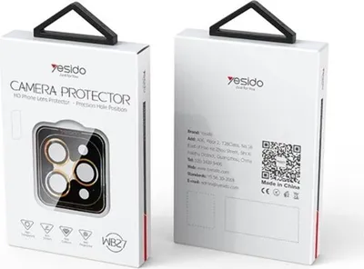 Zdjęcie produktu dla Yesido Lens Protector Wb27 Iphone 16 Black / Czarny