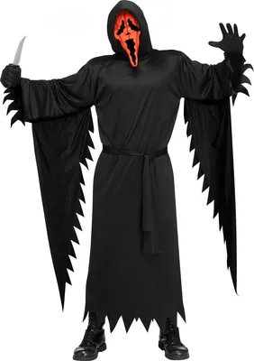 Produktbild von Kürbis Ghostface Kostüm Größe: M-L
