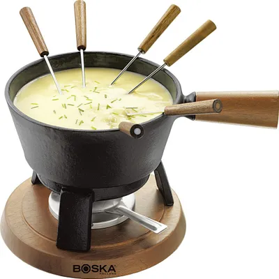 Obrázek produktu pro Boska Fondue Set Pro, Černá, Litina, Kulatý, 1 l, 210 mm, 170 mm