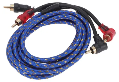 Auto-Audio-Verstärker-Verkabelung 2m, blau, 1 St.
