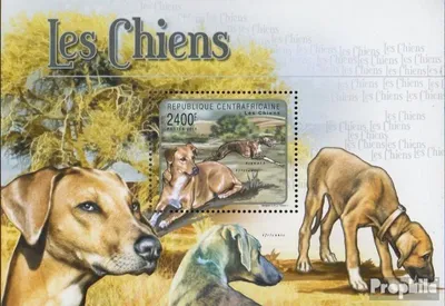 Produktbild von Briefmarken Zentralafrikanische Republik 2011 Mi Block728 (kompl.Ausg.) postfrisch Hunde