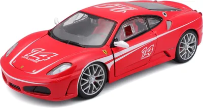 Produktbild von Bburago 18-26548 - Modellauto - Ferrari F430 Challenge [Centauria Version] (rot, Maßstab 1:24)