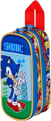 Zdjęcie produktu dla Karactermania Sonic The Hedgehog Sega Unstoppable piórnik Blue Man Blue One Size
