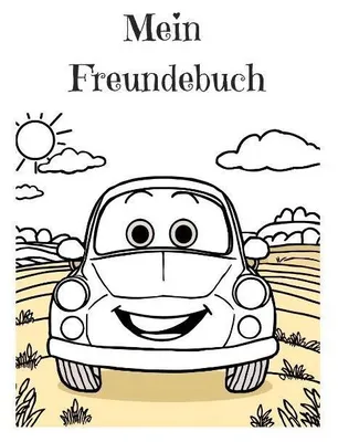 Produktbild von Mein Freundebuch für Schulanfänger und kleine Autofreunde