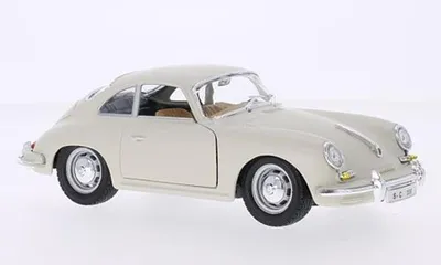 Produktbild von Bburago 22079 Porsche 356 B Coupe creme 1961 Maßstab 1:24
