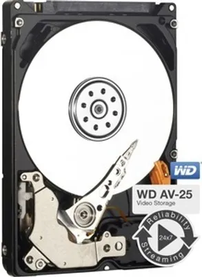 Produktbild von Western Digital AV-25, 2.5 Zoll, 320 GB, 5400 RPM, SATA, 16 MB