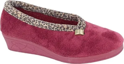 Image de Sleepers - Pantoufles pour femmes "Dawn" DF1973 (35,5 UE) (Bourgogne/océlo)