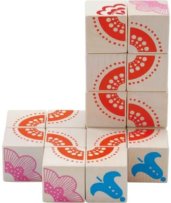 Produktbild von HABA Würfelpuzzle Blumenzauber, 0,2 Jahr(e), Holz