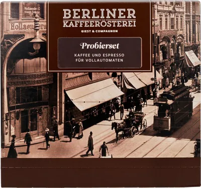 Produktbild von Berliner Kaffeerösterei - Probierset Kaffee und Espressi für Vollautomaten (8x75g / ganze Bohne)