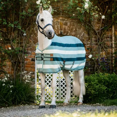 Produktbild von Horseware Abschwitzdecke in Größe 125 - Newmarket Pony Fleece Cooler - Witney Dynasty