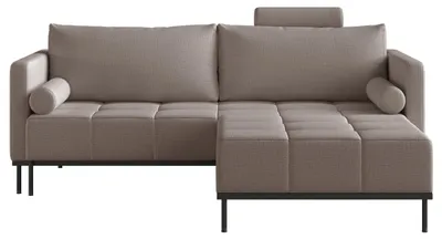 Obrázek produktu pro Selsey Skilia – rozkládací pohovka, 3 místná, barva taupe, rozměry 224 cm