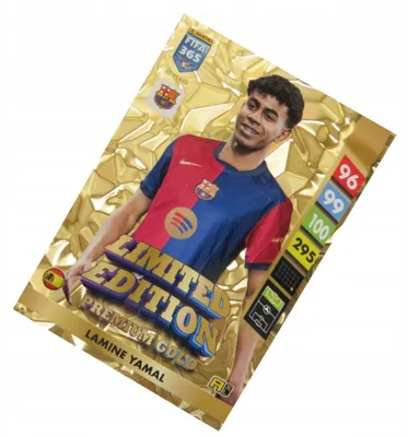 Produktbild von Panini Fifa 365 2025 Small Card – Limited Premium Gold Laminated Yamal Barcelona
