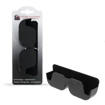 Produktbild von Brillenablage selbstklebend by Carstylingshop 165x58x31mm, schwarz