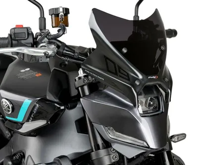 Image de PUIG 22077S Passe-partout Sport Nouvelle Génération pour YAMAHA MT-09 SP Graphics