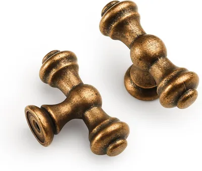 Obrázok produktu pre Nábytková úchytka 55 mm, 6 ks, bronz, zinková zliatina, pre skriňu