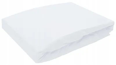 Produktbild von Nyks Jersey Betttuch 180x220 cm Weiß Baumwolle