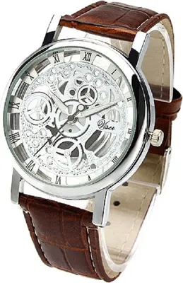 Produktbild von Elegante Joel Herrenuhr in Braun/Silber – Stilvoll & Wasserdicht KP12888