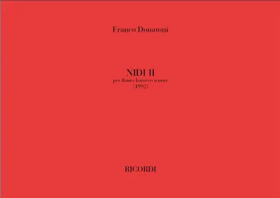 Produktbild von F. Donatoni Nidi Ii Flute